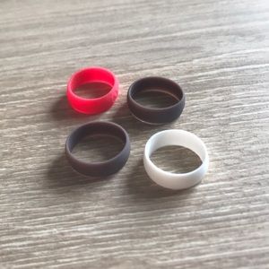 Silicone ladies wedding bands: 4 Xsmall